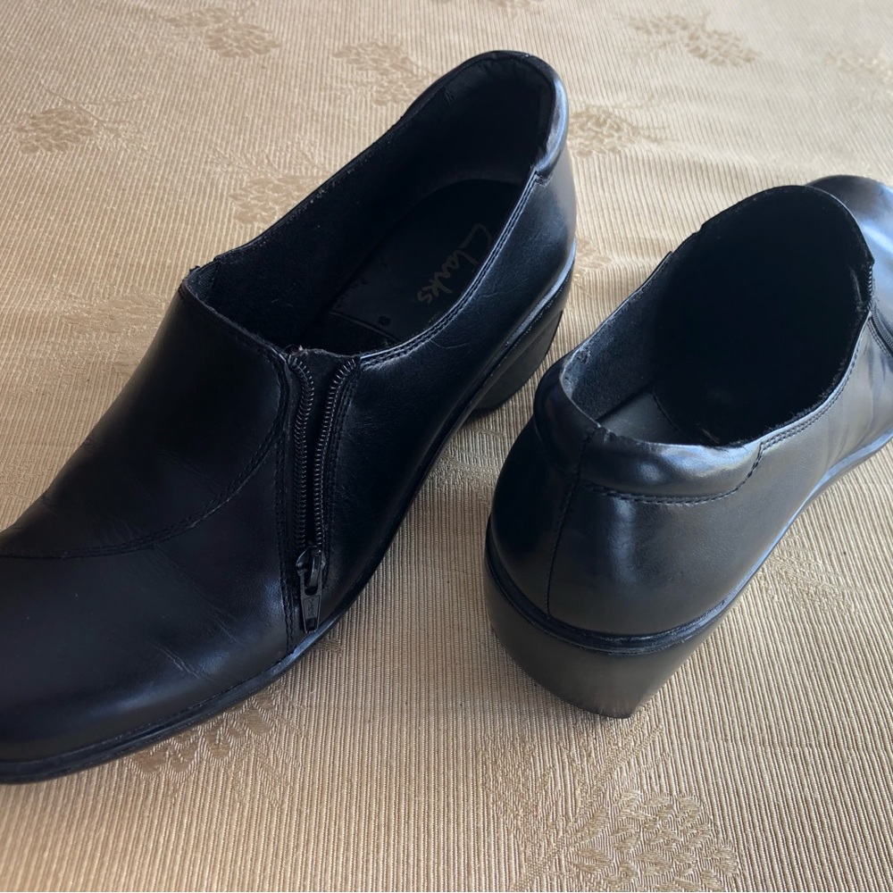 Clark leather shoes